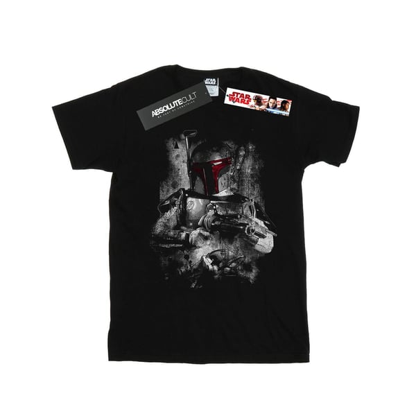 Star Wars Boys Boba Fett Distressed T-Shirt