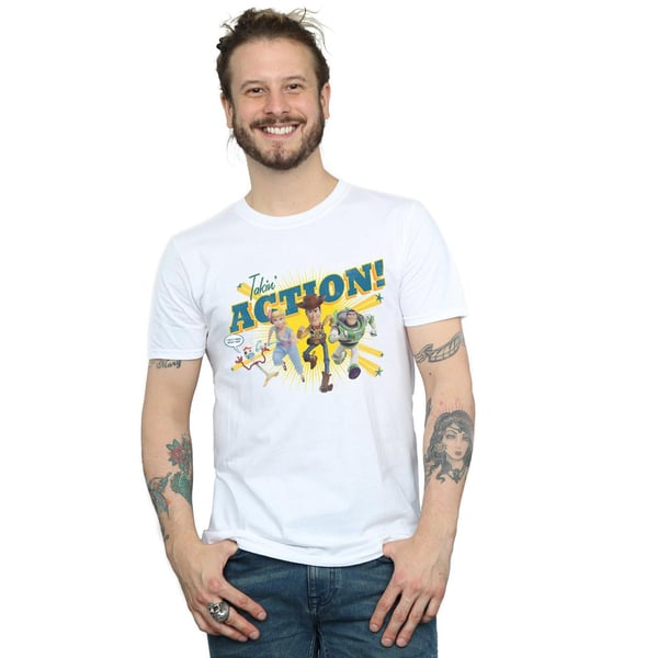 Disney Miesten Toy Story 4 Takin' Action T-paita