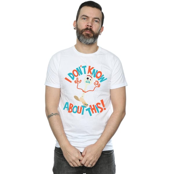 Disney Mens Toy Story 4 Forky I Dont Know About This T-Shirt