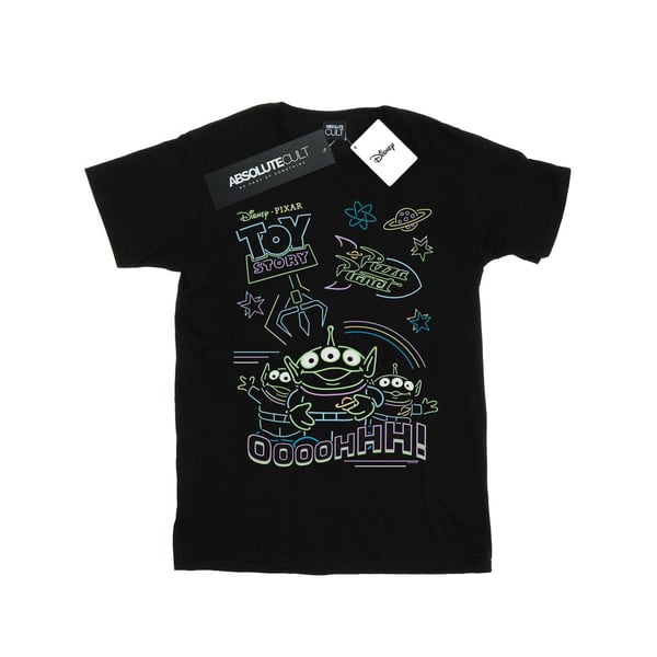 Disney Mens Toy Story Neon Little Green Men T-Shirt