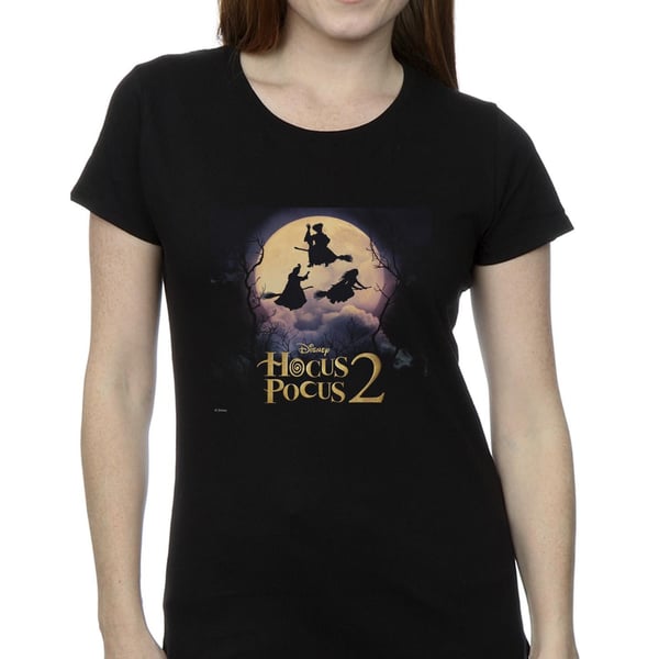 Disney Womens/Ladies Hocus Pocus Witches Flying Cotton T-Shirt
