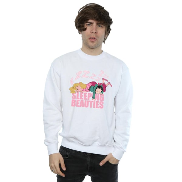 Disney Mens Wreck It Ralph Aurora And Vanellope Sweatshirt