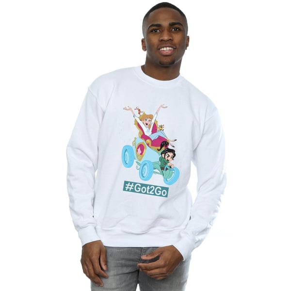 Disney Mens Wreck It Ralph Cinderella And Vanellope Sweatshirt