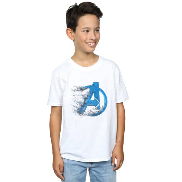 Marvel Boys Avengers Endgame Pölytetty Logo T-paita