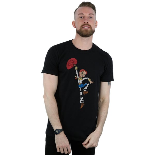 Disney Mens Toy Story 4 Jessie Jump Pose T-Shirt