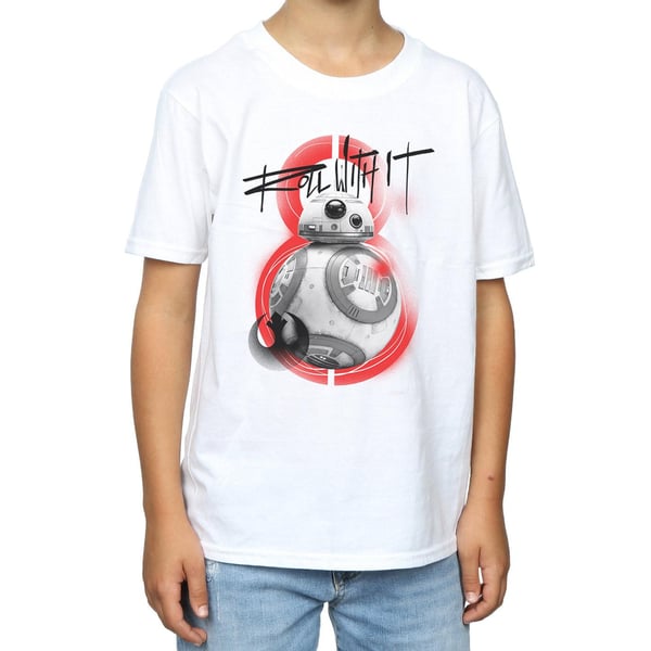 Star Wars Boys The Last Jedi BB-8 Roll With It T-Shirt