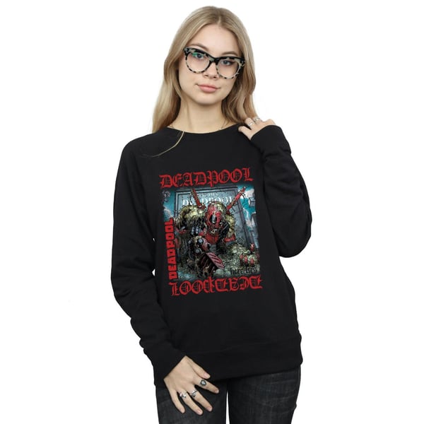 Marvel Womens/Ladies Deadpool Here Lies Deadpool Sweatshirt
