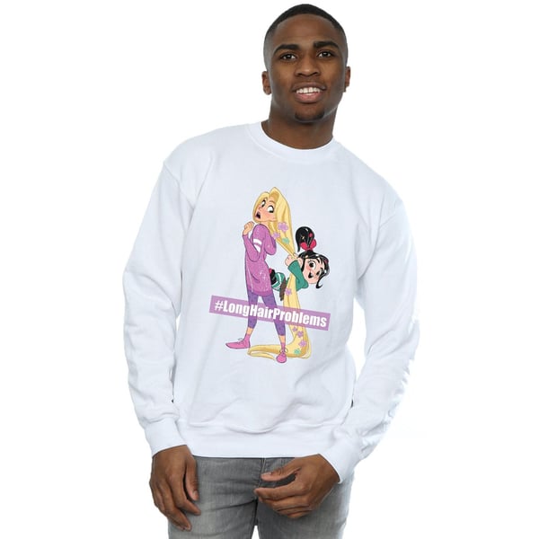 Disney Mens Wreck It Ralph Rapunzel And Vanellope Sweatshirt