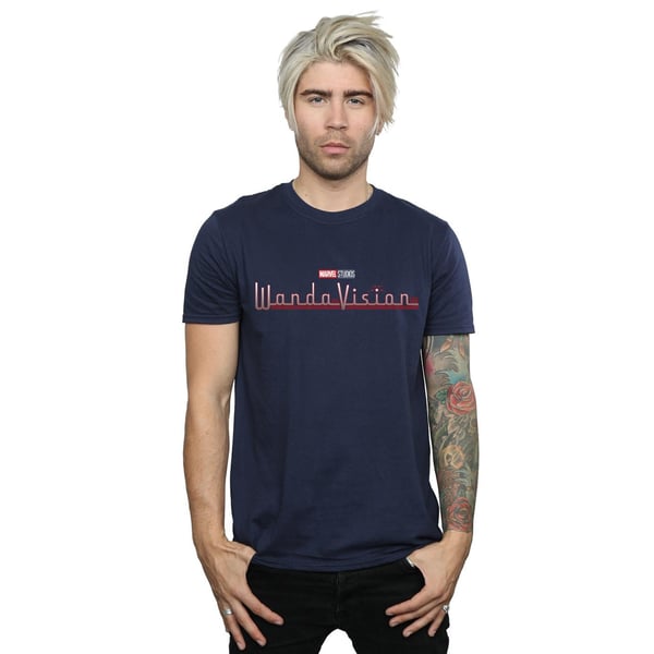 Marvel Miesten WandaVision Logo T-paita