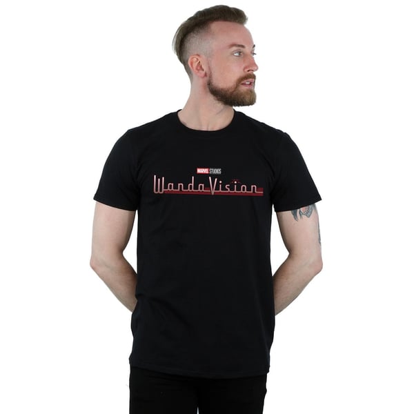 Marvel Miesten WandaVision Logo T-paita