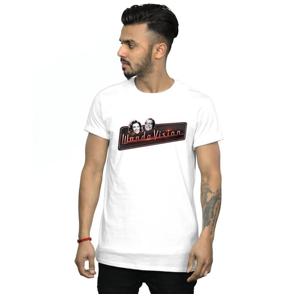 Marvel Mens WandaVision Smiles T-paita