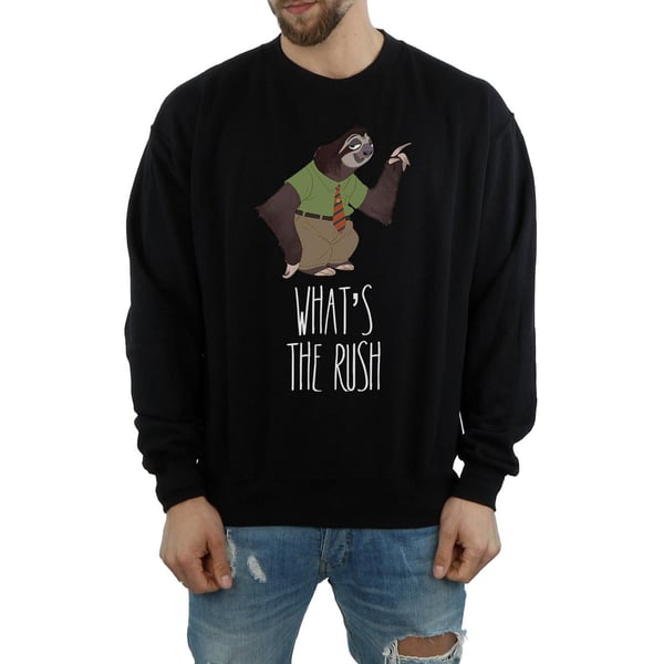 Disney Mens Zootropolis What´s The Rush Sweatshirt