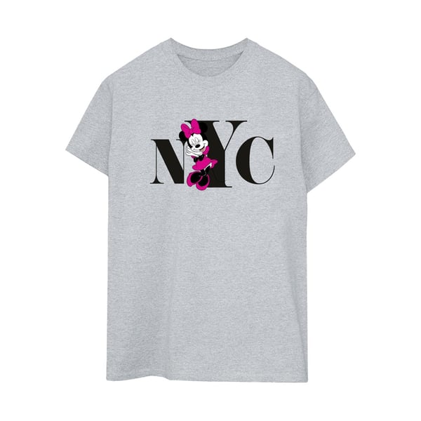 Disney Naisten Minni Hiiri NYC Puuvillainen Boyfriend T-paita