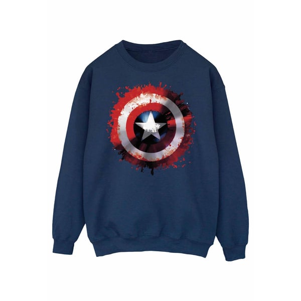 Marvel Mens Avengers Captain America Art Shield Sweatshirt