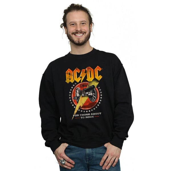 AC/DC Mens For Those About To Rock 1981 Sweatshirt