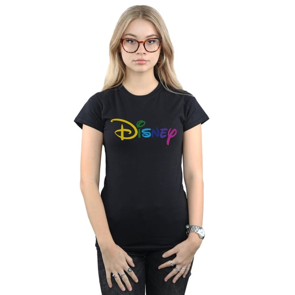Disney Womens/Ladies Colour Logo Cotton T-Shirt