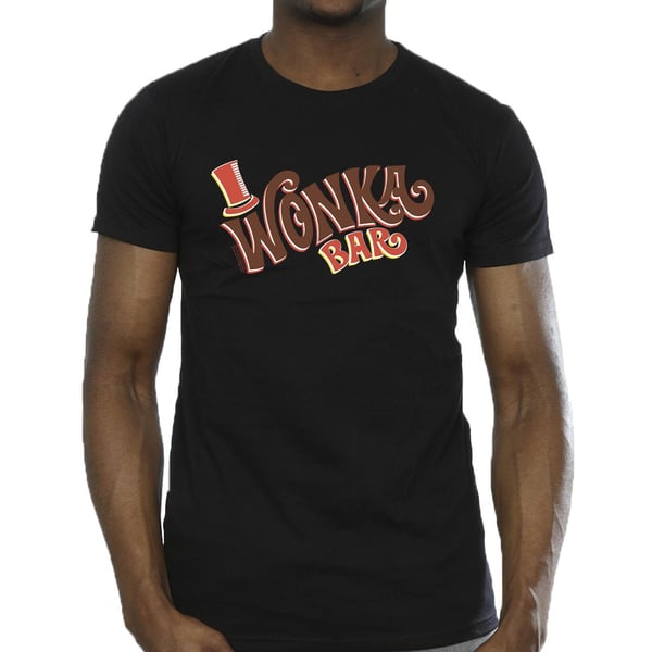 Willy Wonka Mens Bar Logo T-Shirt
