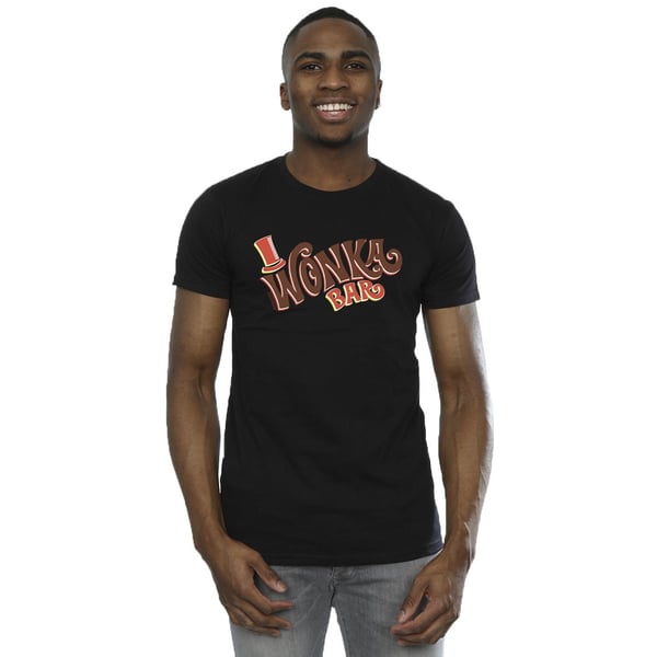 Willy Wonka Mens Bar Logo T-Shirt