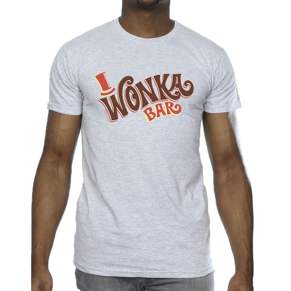 Willy Wonka Mens Bar Logo T-Shirt