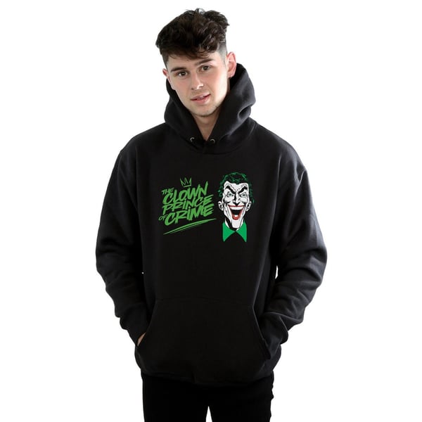 DC Comics Mens Batman Joker The Clown Prince Of Crime Hoodie