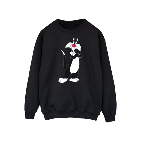 Looney Tunes Mens Sylvester Crossed Arms Sweatshirt