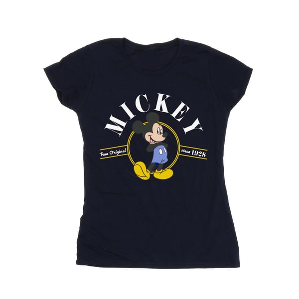 Disney Womens/Ladies Mickey Mouse True Original Cotton T-Shirt