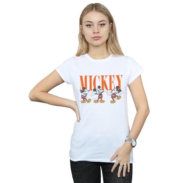 Disney Womens/Ladies Mickey Mouse Poses Cotton T-Shirt