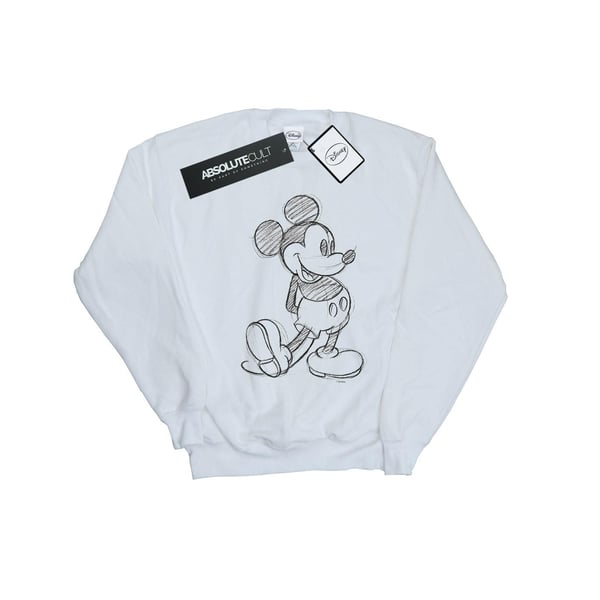 Disney Mens Mickey Mouse Sketch Kick Sweatshirt