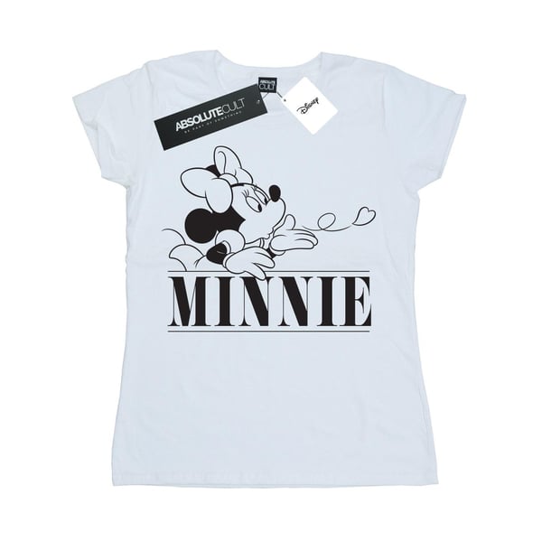 Disney Womens/Ladies Minnie Mouse Kiss Cotton T-Shirt