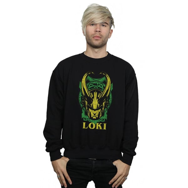 Marvel Mens Loki Badge Sweatshirt
