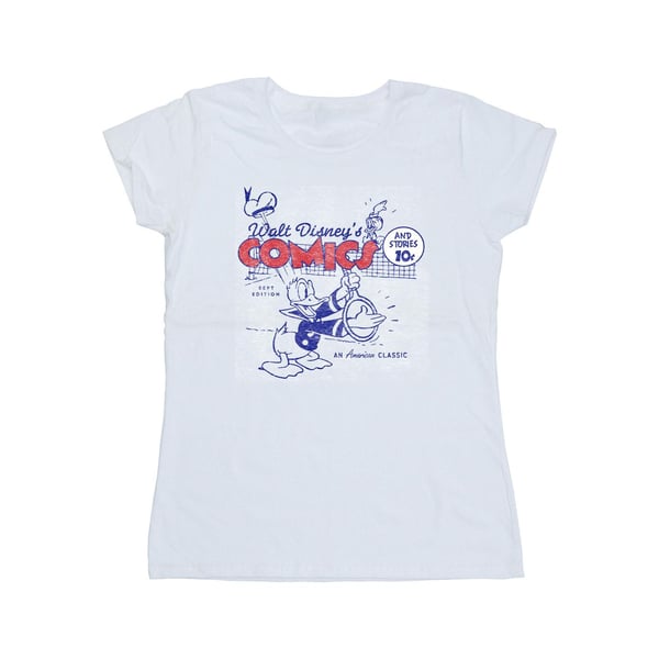 Disney Womens/Ladies Donald Duck Comics Cotton T-Shirt