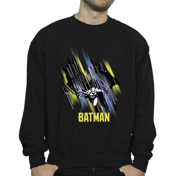 DC Comics Mens Batman Flying Batman Sweatshirt