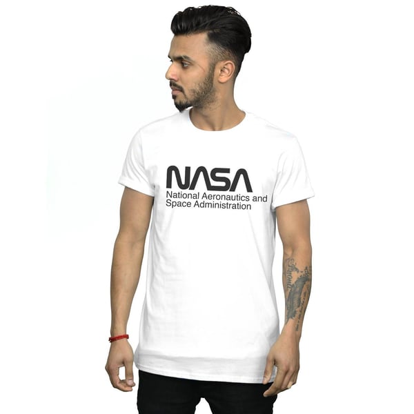 NASA Mens Logo One Tone T-Shirt