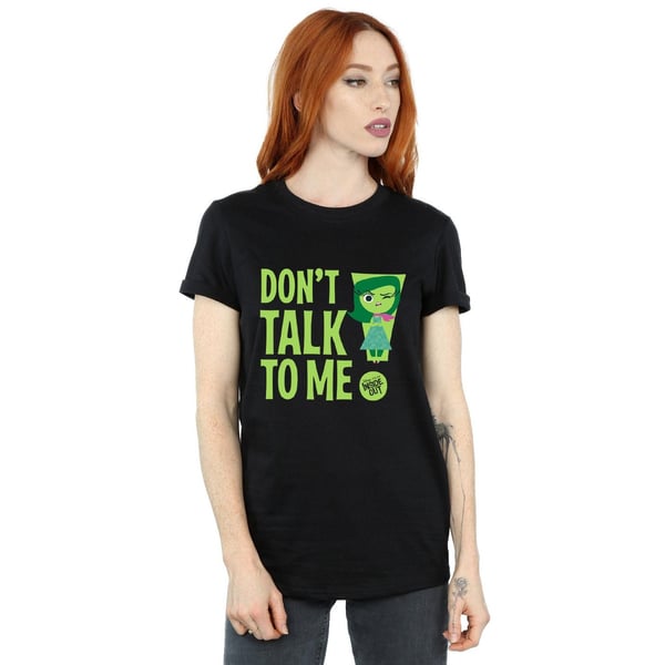 Disney Womens/Ladies Inside Out Dont Talk To Me Cotton Boyfriend T-Shirt