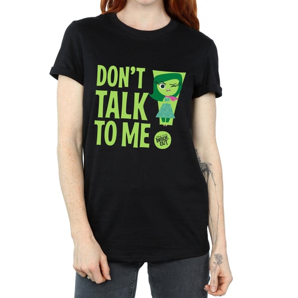 Disney Womens/Ladies Inside Out Dont Talk To Me Cotton Boyfriend T-Shirt