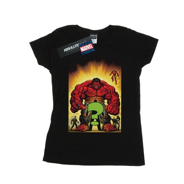 Marvel Naiset/Naisten Kuka on Punainen Hulk Puuvilla T-paita