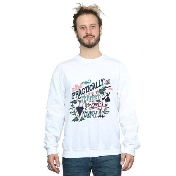 Disney Mens Mary Poppins Practically Sweatshirt