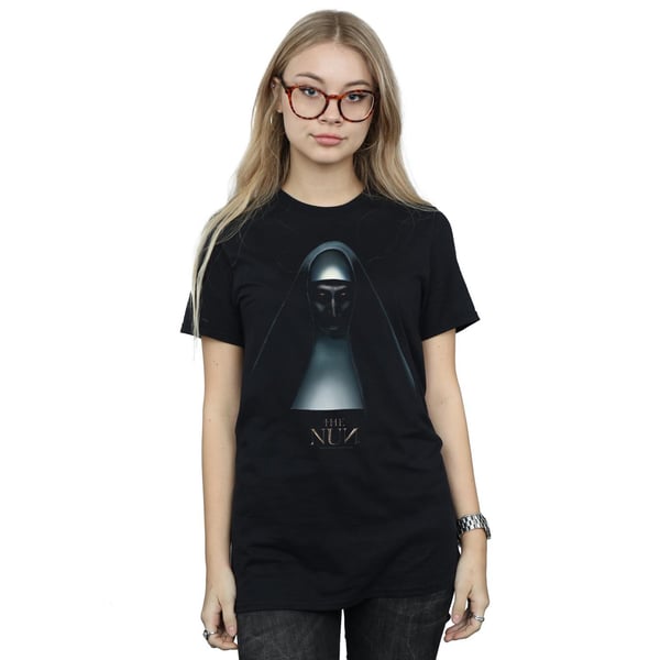 The Nun Womens/Ladies Movie Poster Cotton Boyfriend T-Shirt