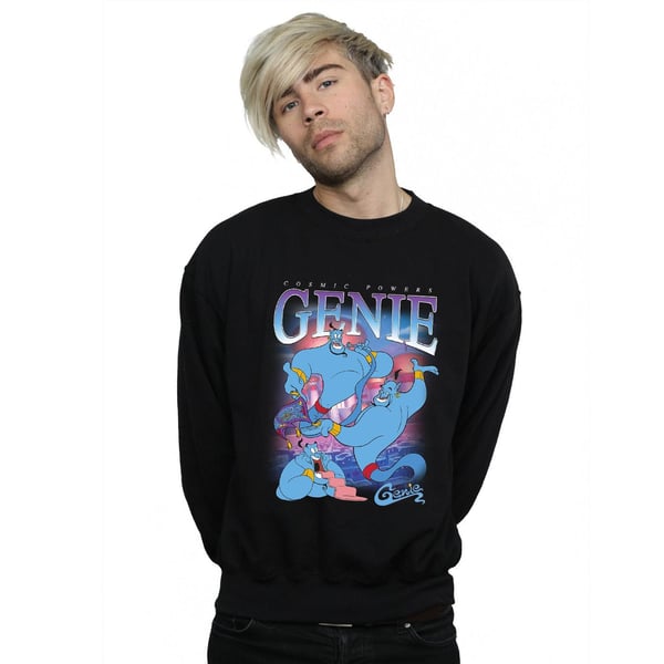 Disney Mens Aladdin Genie Montage Sweatshirt