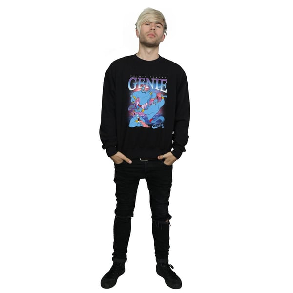 Disney Mens Aladdin Genie Montage Sweatshirt