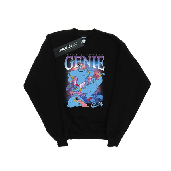 Disney Mens Aladdin Genie Montage Sweatshirt
