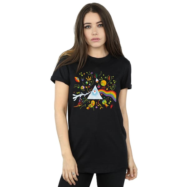 Pink Floyd Womens/Ladies Miro 70s Prism Cotton Boyfriend T-Shirt
