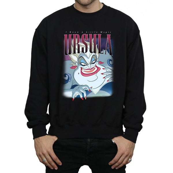 Disney Mens The Little Mermaid Ursula Montage Sweatshirt