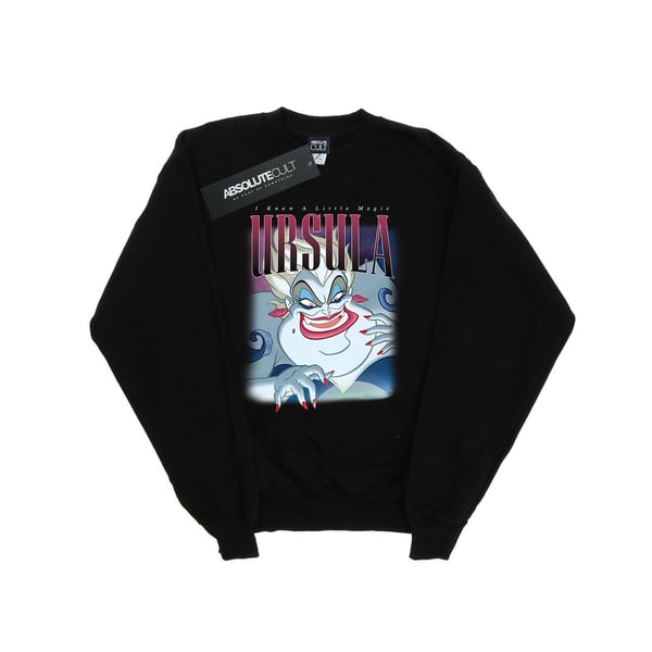 Disney Mens The Little Mermaid Ursula Montage Sweatshirt