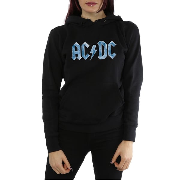 AC/DC naisten Blue Ice Logo huppari