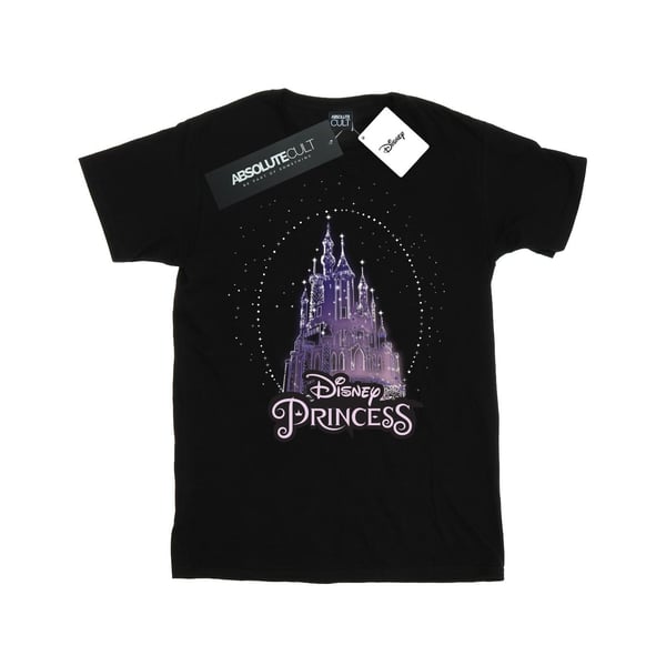 Disney Womens/Ladies Princess Christmas Castle Cotton Boyfriend T-Shirt