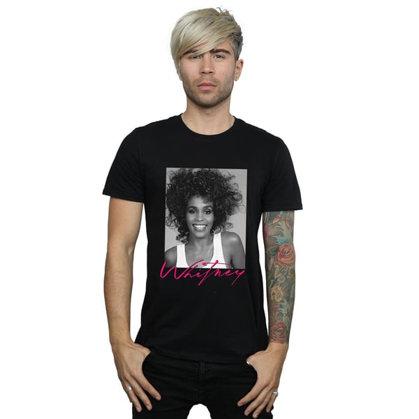 Whitney Houston Miesten Hymykuva T-paita