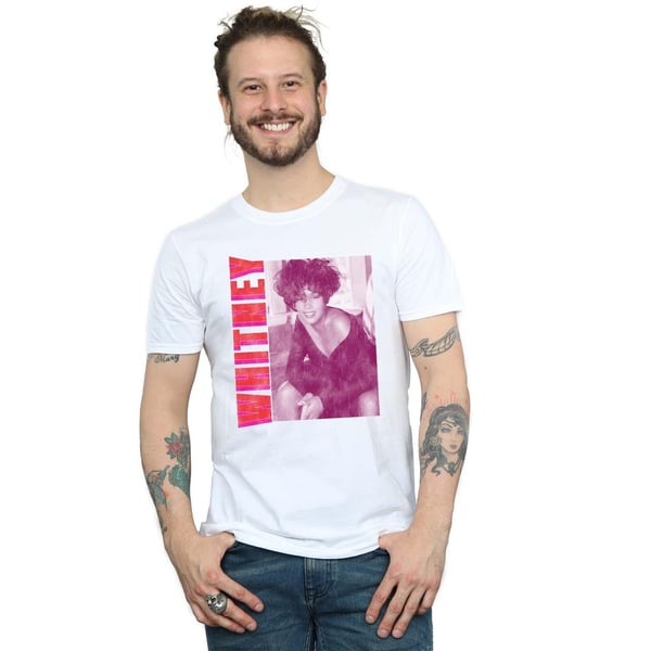 Whitney Houston Mens WHITNEY Pose T-Shirt