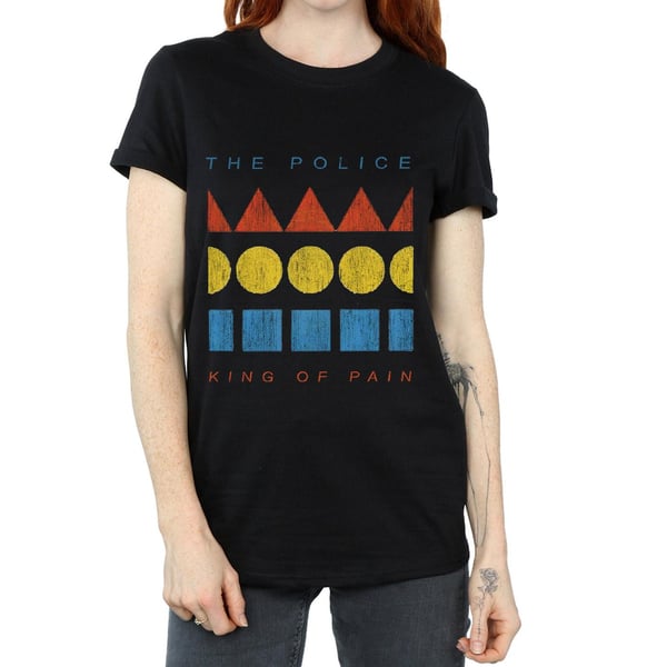 The Police Womens/Ladies King Of Pain Cotton Boyfriend T-Shirt