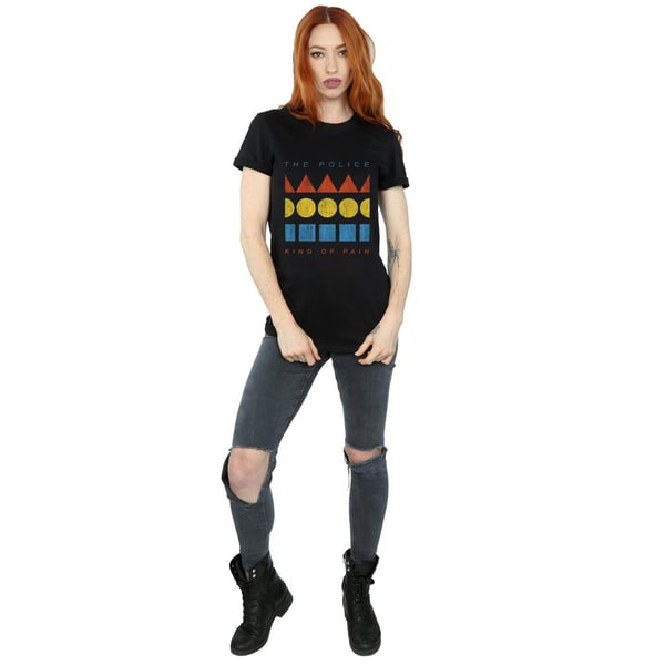 The Police Womens/Ladies King Of Pain Cotton Boyfriend T-Shirt